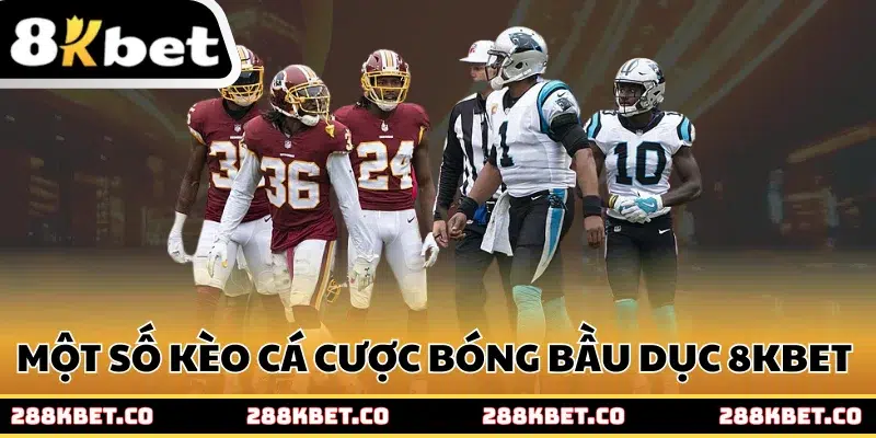 Một số kèo cá cược bóng bầu dục 8kbet