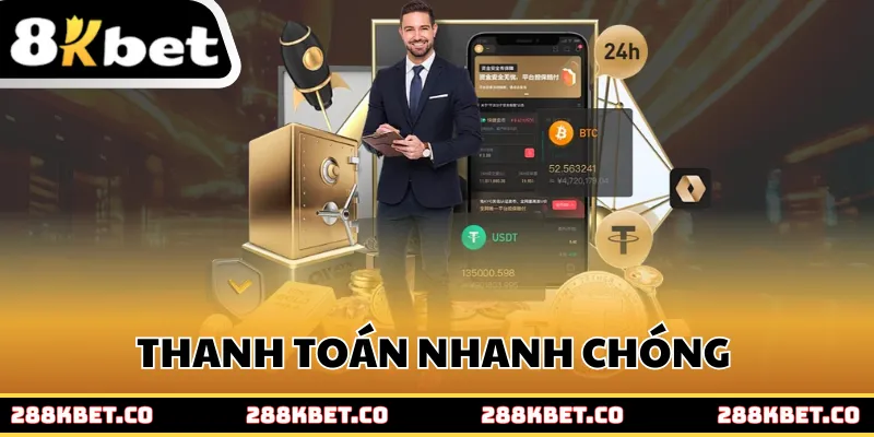 Thanh toán nhanh chóng khi tham gia thể thao 8kbet